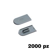 Immagine di Copriforo Cabineo confezione 2000 pezzi RAL 7005 grigio topo 