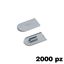 Immagine di Copriforo Cabineo confezione 2000 pezzi RAL 7040 grigio finestra 
