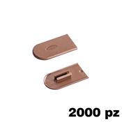 Immagine di Copriforo Cabineo confezione 2000 pezzi RAL 8007 marrone capriolo 