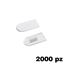 Immagine di Copriforo Cabineo confezione 2000 pezzi RAL 9018 bianco papiro 
