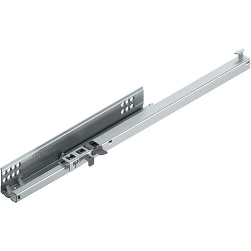Immagine di 551H4601T TA L 24 ZN - TANDEM TIP-ON estrazione parziale 30 kg lunghezza nominale 460 mm con levetta per il bloccaggio sinistra zincato 