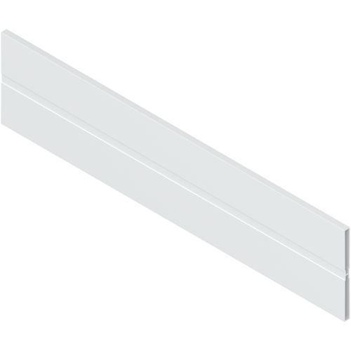 Immagine di Z40L477A QT-PR V15 SEIW - ORGA-LINE profilo divisore trasversale per TANDEMBOX cassettone lunghezza=477 mm alluminio bianco seta 