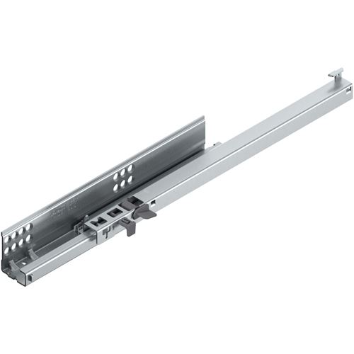 Immagine di 551H4101T TA L 24 ZN - TANDEM TIP-ON estrazione parziale 30 kg lunghezza nominale 410 mm con levetta per il bloccaggio sinistra zincato 