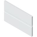 Immagine di Z40L177A QT-PR V30 SEIW - ORGA-LINE profilo divisore trasversale per TANDEMBOX cassettone lunghezza=177 mm alluminio bianco seta 