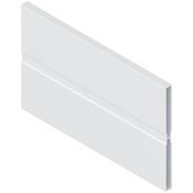 Immagine di Z40L177A QT-PR V30 SEIW - ORGA-LINE profilo divisore trasversale per TANDEMBOX cassettone lunghezza=177 mm alluminio bianco seta 