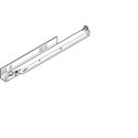 Immagine di 561H4601B TA L 12 ZN - TANDEM plus BLUMOTION estrazione totale 30 kg lunghezza nominale 460 mm con levetta per il bloccaggio sinistra zincato 