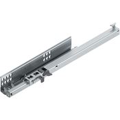 Immagine di 551H3601T TA L 24 ZN - TANDEM TIP-ON estrazione parziale 30 kg lunghezza nominale 360 mm con levetta per il bloccaggio sinistra zincato 