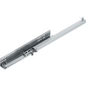 Immagine di 551H5101T TA L 24 ZN - TANDEM TIP-ON estrazione parziale 30 kg lunghezza nominale 510 mm con levetta per il bloccaggio sinistra zincato 