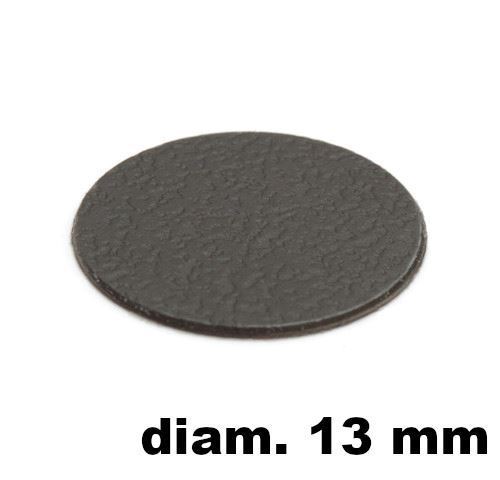 Immagine di tappi adesivi abs diam. mm. 13 grigio 94052 foglio 20 tappi                                                                                           