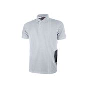Immagine di Polo U-Power GAP Grey Silver in confezione da 3  pezzi taglia 2XL 