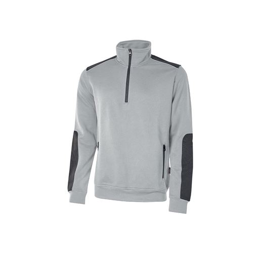 Immagine di Felpa U-Power CUSHY Grey Silver taglia XL 