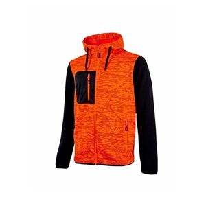 Immagine di Felpa U-Power RAINBOW Orange Fluo taglia S 