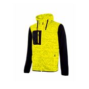 Immagine di Felpa U-Power RAINBOW Yellow Fluo taglia M 