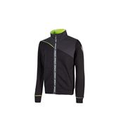 Immagine di Felpa con cerniera U-Power URANUS Black Carbon taglia 2XL 