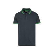 Immagine di Polo U-Power WAY Asphalt Grey/Green taglia M 