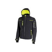 Immagine di Giacca softshell U-Power SPACE Black Carbon taglia 2XL 