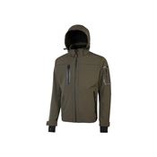 Immagine di Giacca softshell U-Power SPACE Dark Green taglia S 