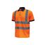 Immagine di Polo U-Power NEON Orange Fluo in confezione da 3  pezzi taglia S 
