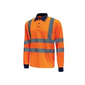 Immagine di Polo U-Power SHINE Orange Fluo in confezione da 3  pezzi taglia S 