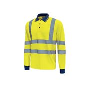 Immagine di Polo U-Power SHINE Yellow Fluo in confezione da 3  pezzi taglia 3XL 