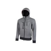 Immagine di Felpa U-Power TASTY Grey Meteorite taglia XL 