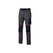 Immagine di Pantaloni U-Power ATOM LADY Grey Fucsia taglia L 