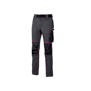 Immagine di Pantaloni U-Power ATOM LADY Grey Fucsia taglia XL 