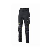 Immagine di Pantaloni in tessuto tecnico U-Power ATOM LADY Black Carbon taglia XL 