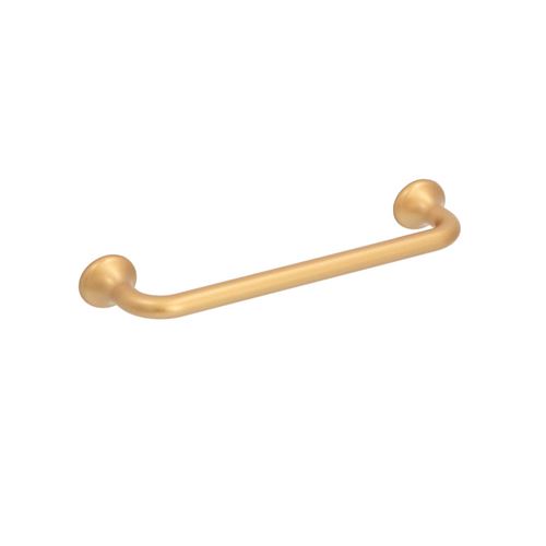 Immagine di Maniglia per mobili HZ0799 interasse mm 128 in lega di zinco alucover ottone 