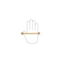 Immagine di Maniglia per mobili HZ0799 interasse mm 128 in lega di zinco alucover ottone 