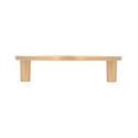 Immagine di Maniglia per mobili HZ0470 interasse mm 80 diametro mm 100 in lega di zinco alucover ottone 