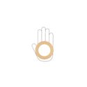 Immagine di Maniglia per mobili HZ0470 interasse mm 80 diametro mm 100 in lega di zinco alucover ottone 