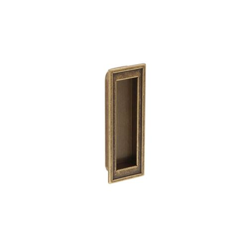 Immagine di Maniglia ad incasso HZ0552 interasse mm 96 in lega di zinco antica Firenze 
