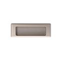 Immagine di Maniglia ad incasso HZ0542 interasse mm 75 in lega di zinco verniciato nichel satinato 