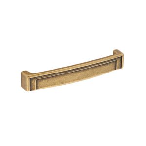 Immagine di Maniglia per mobili HZ0603 interasse mm 128 in lega di zinco antica Firenze 