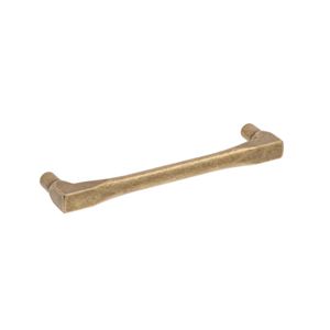 Immagine di Maniglia per mobili HZ0555 interasse mm 128 in lega di zinco antica Firenze 