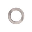 Immagine di Maniglia per mobili HZ0470 interasse mm 80 diametro mm 100 in lega di zinco nichel satinato 
