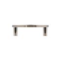 Immagine di Maniglia per mobili HZ0470 interasse mm 64 diametro mm 80 in lega di zinco nichel satinato 
