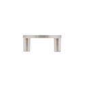 Immagine di Maniglia per mobili HZ0470 interasse mm 40 diametro mm 52 in lega di zinco nichel satinato 