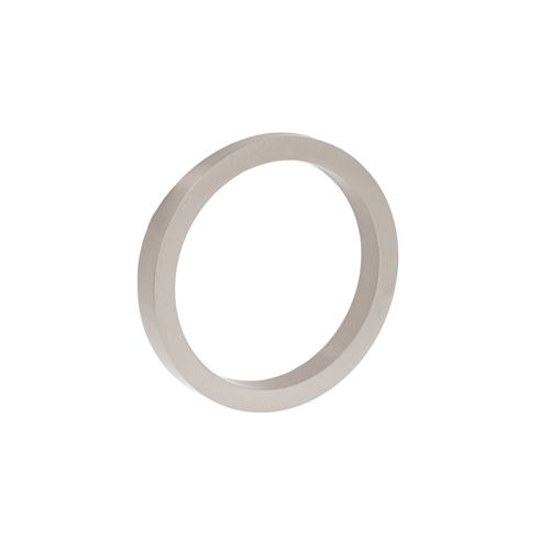 Immagine di Maniglia per mobili HZ0317 interasse mm 64 in lega di zinco nichel satinato 