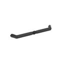 Immagine di Maniglia per mobili HZ0811 interasse mm 160 in lega di zinco laccato nero opaco 