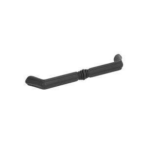 Immagine di Maniglia per mobili HZ0811 interasse mm 128 in lega di zinco laccato nero opaco 