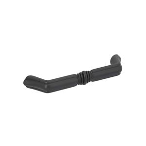 Immagine di Maniglia per mobili HZ0811 interasse mm 96 in lega di zinco laccato nero opaco 