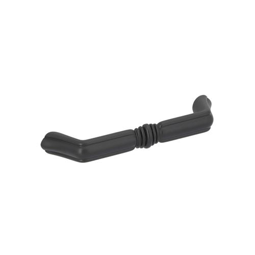 Immagine di Maniglia per mobili HZ0811 interasse mm 96 in lega di zinco laccato nero opaco 