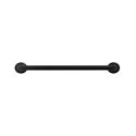 Immagine di Maniglia per mobili HZ0799 interasse mm 160 in lega di zinco laccato nero opaco 