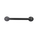 Immagine di Maniglia per mobili HZ0799 interasse mm 96 in lega di zinco laccato nero opaco 