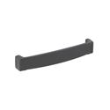 Immagine di Maniglia per mobili HZ0603 interasse mm 128 in lega di zinco laccato nero opaco 