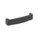 Immagine di Maniglia per mobili HZ0603 interasse mm 96 in lega di zinco laccato nero opaco 