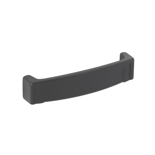 Immagine di Maniglia per mobili HZ0603 interasse mm 96 in lega di zinco laccato nero opaco 