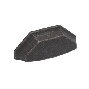 Immagine di Maniglia per mobili HZ0832 interasse mm 64 in lega di zinco vintage ferro nero 